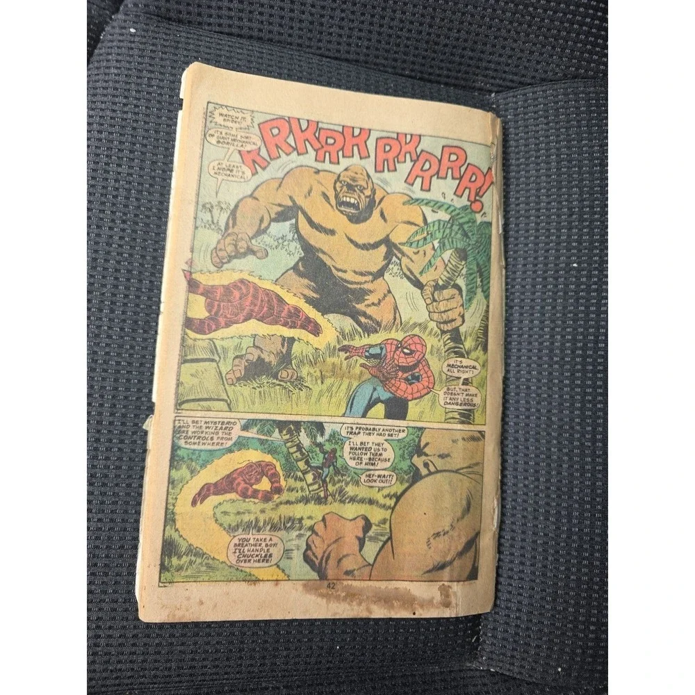 Vintage 1975 Marvel‎ Giant-Size Spider-Man #6 Comic Book Human Torch Annual